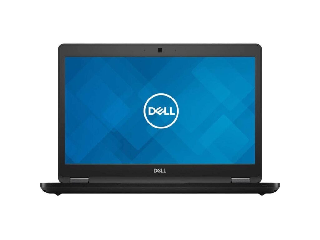 "Front view of the Refurbished Dell Latitude E5470 showcasing the 14.1-inch HD screen and sleek design."