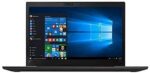 "Front view of the refurbished Lenovo ThinkPad T480s featuring its 14-inch non-touch display and lightweight design."