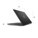 "Rear view of the Dell Latitude 7400 showing its compact and durable design."