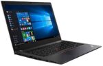 "Side view of the Lenovo ThinkPad T480s highlighting its USB, HDMI, and Ethernet ports for easy connectivity.