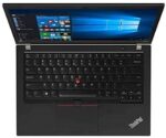 "Close-up of the Lenovo ThinkPad T480s keyboard, designed for comfortable and efficient typing."