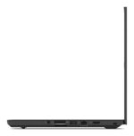 "Front view of the renewed Lenovo ThinkPad L460 with its 14-inch display and sleek black design."