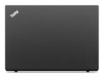 "Rear view of the Lenovo ThinkPad L460 highlighting its sturdy build and sleek appearance."