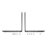 "Side view of the Dell Latitude 7400 highlighting the USB, HDMI, and Thunderbolt ports for connectivity."