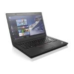 "The Windows 10 Pro interface on the Lenovo ThinkPad T460, offering advanced tools for productivity."