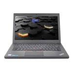 "Front view of the renewed Lenovo ThinkPad T460 showcasing its 14-inch display and professional design."