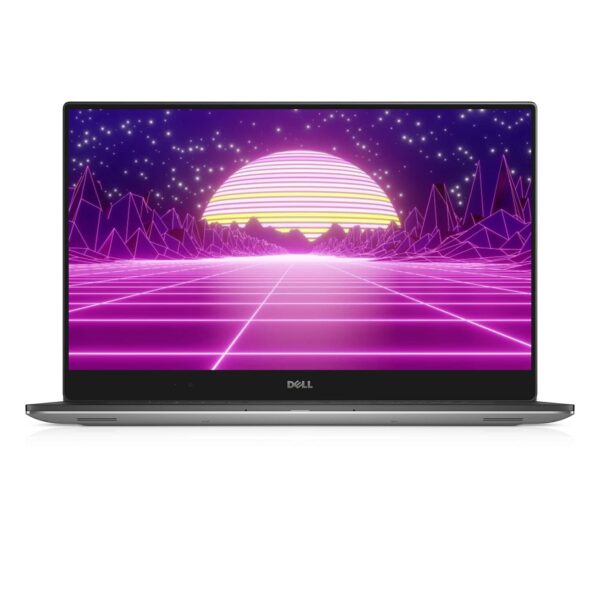 "Front view of the refurbished Dell Precision 5510 UltraBook showing its 15.6-inch Full HD display and slim design."