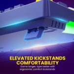 "Key layout of the Portronics K1 Mechanical Gaming Keyboard, highlighting its optimized design for gamers."