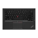 "Close-up of the full-size keyboard on the Lenovo ThinkPad T460, offering a comfortable typing experience."