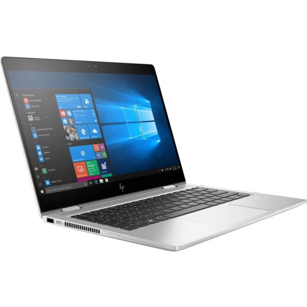 "Close-up of the side ports on the HP EliteBook 840 G6, showing USB-C, USB 3.1, HDMI, and Ethernet connectivity options."
