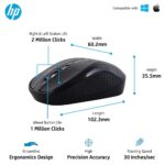 explaining about buttons of HP USB Wireless Spill Resistance Keyboard and Mouse Set