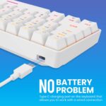 "Close-up of the Type C charging port on the Portronics Hydra 10 Keyboard, designed for quick and efficient charging."