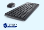 Dell KM3322W Wireless Keyboard and Mouse Combo with USB receiver, ready for easy plug-and-play setup.