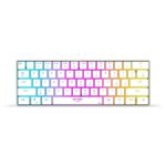 Top view of the Ant Esports MK1500 Mini 60% Pro RGB Wireless Gaming Keyboard showcasing its compact layout and RGB lighting."