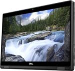 "Close-up of the built-in webcam on the Dell Latitude 7390, perfect for video calls and conferences."