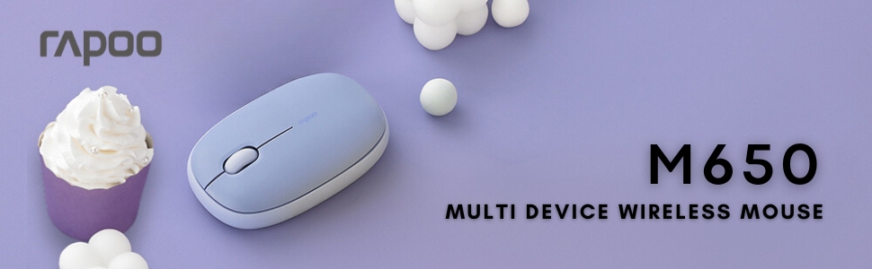 Banner image of RAPOO M650 Bluetooth Multi-Device Silent Mouse