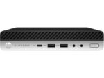 "Side view highlighting the slim profile and ventilation of the HP 800 G3 Tiny Desktop for efficient cooling."