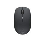 Top view of the Dell WM126, featuring an ambidextrous design suitable for both left- and right-handed users."