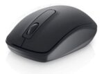 "Top view of the Dell WM126, featuring an ambidextrous design suitable for both left- and right-handed users."
