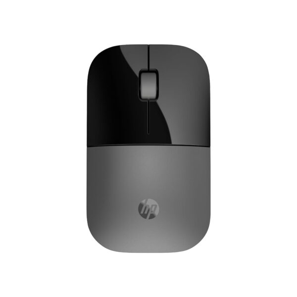Shows the top view of the HP Z3700 Mouse, highlighting the buttons and scroll wheel design.