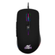 "Front view of the Ant Esports GM100 Gaming Mouse with RGB lighting and 4800 DPI optical sensor."